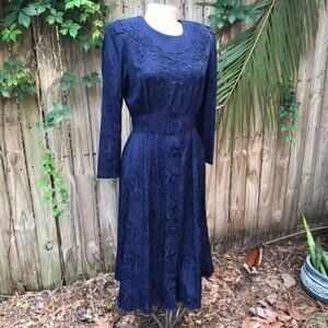 Authentic 90s Karin Stevens Cottage Core vintage dress Vintage Size 6